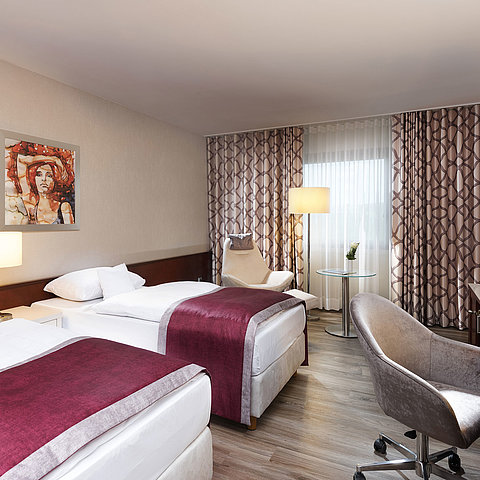 Classic Zimmer ohne Teppich | Maritim Hotel Bonn