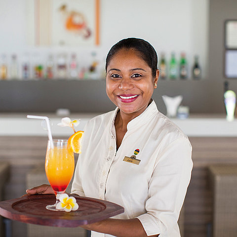 Bar en la playa "Bellevue 1838" | Maritim Crystals Beach Hotel Mauritius