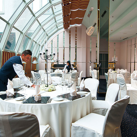 Événement dans le Wintergarten | Maritim Hotel München