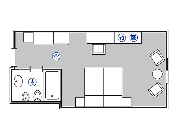 Room floor plan | Maritim 