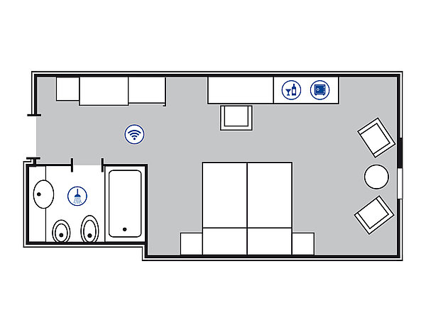 Plano de la habitación | Maritim 