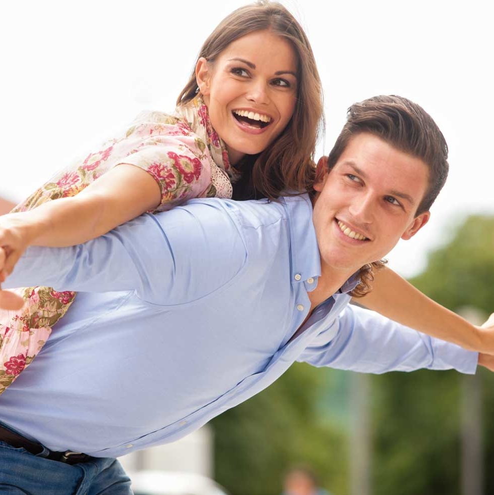Pareja feliz