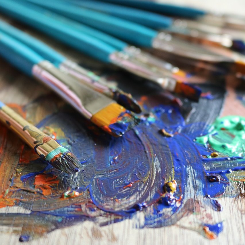 Brush and palette