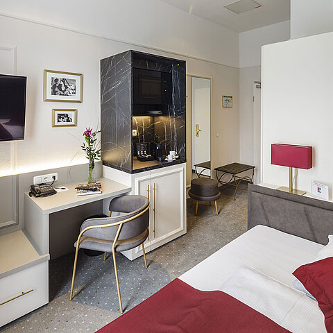 Classic Einzelzimmer | Star-Apart Hansa Hotel Wiesbaden