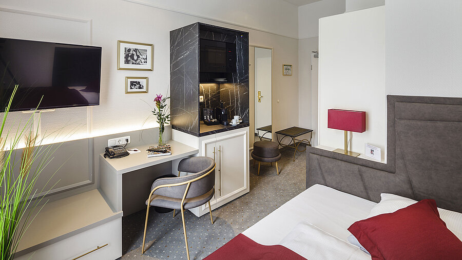 Chambre simple Classic | Star-Apart Hansa Hotel Wiesbaden