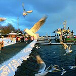 Travemuende in winter