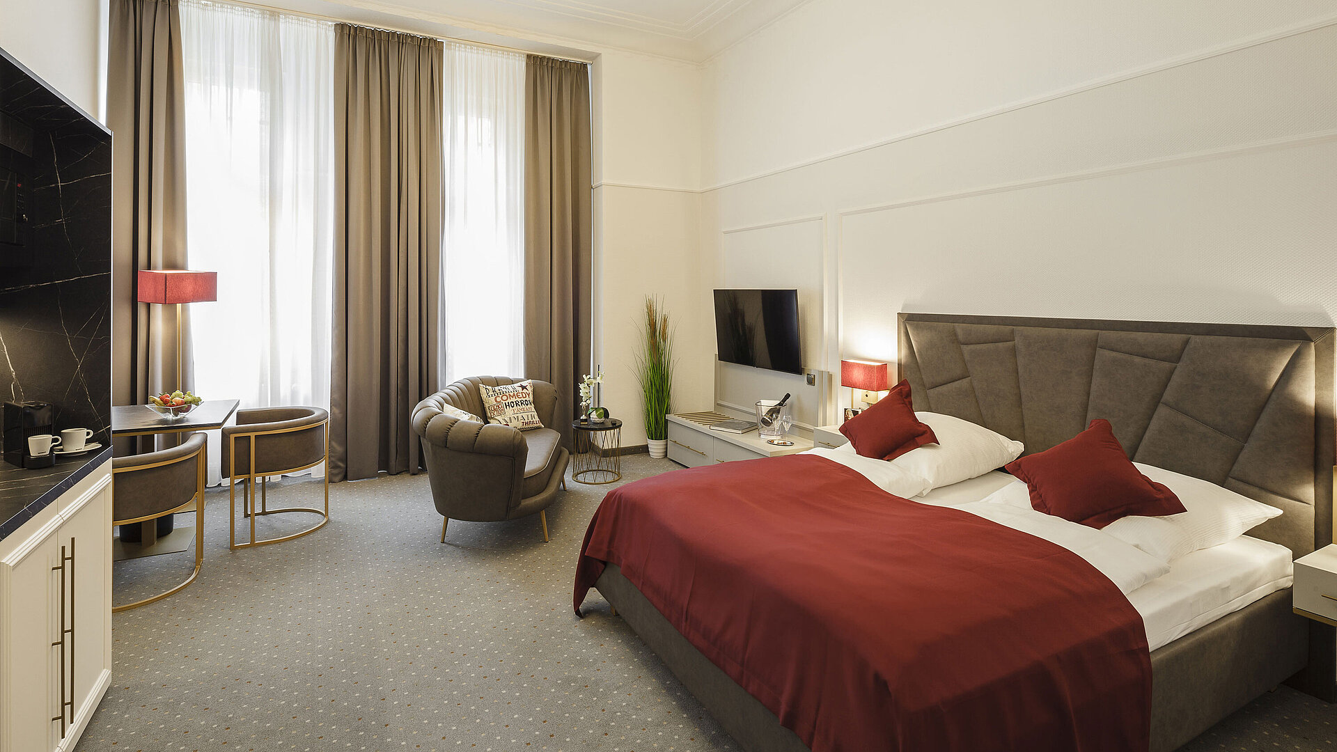 Chambre double Comfort | Star-Apart Hansa Hotel Wiesbaden