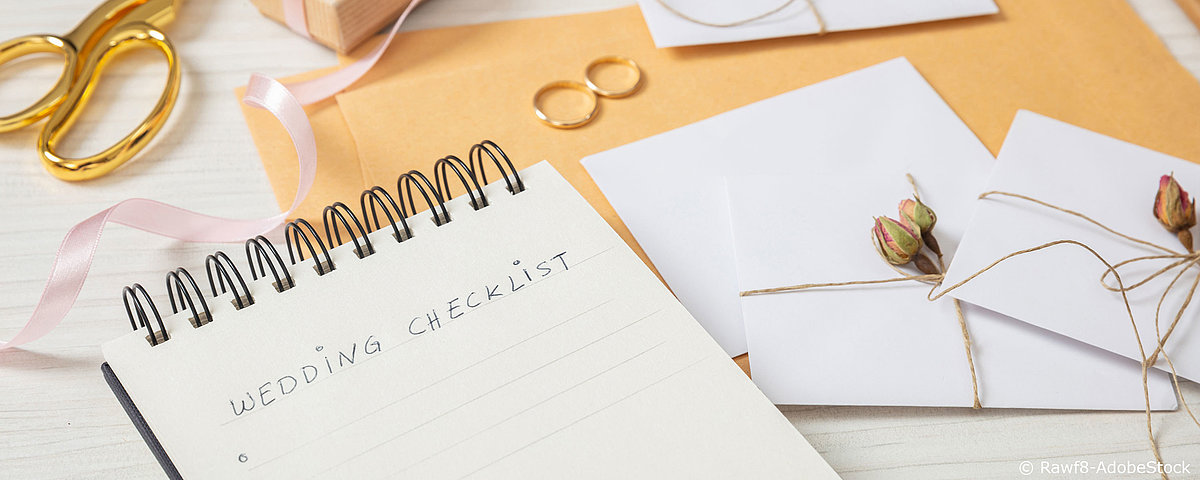 Hochzeitsplanung Checkliste: Mit dieser Liste stressfrei zum Traualtar