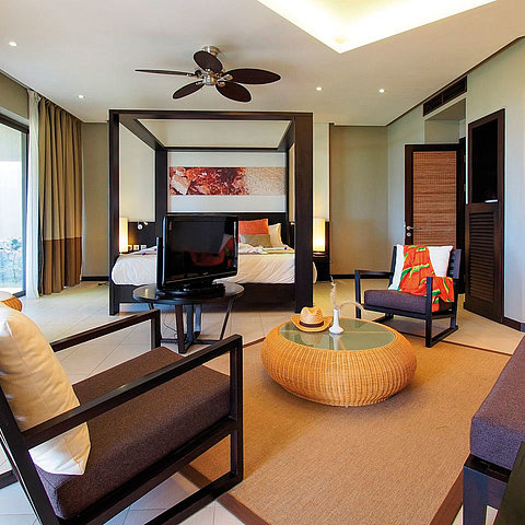 Chambre familial deluxe | Maritim Crystals Beach Hotel Mauritius