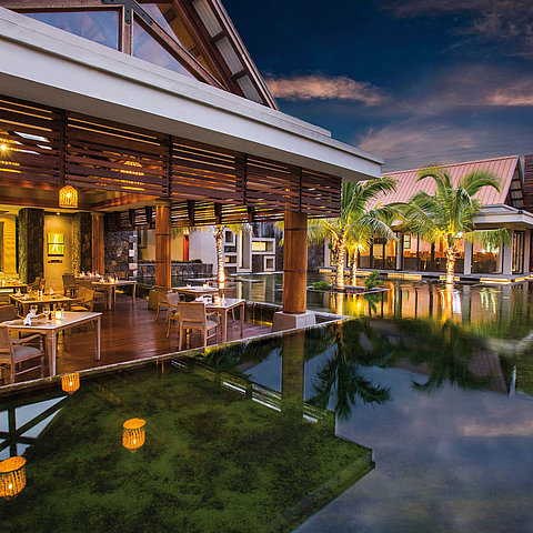 Restaurant à la carte Les Quatre Cocos 1822 | Maritim Crystals Beach Hotel Mauritius