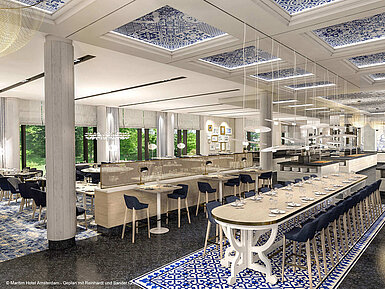 Loef Restaurant © Maritim Hotel Amsterdam - Geplan mit Reinhardt und Sander GmbH