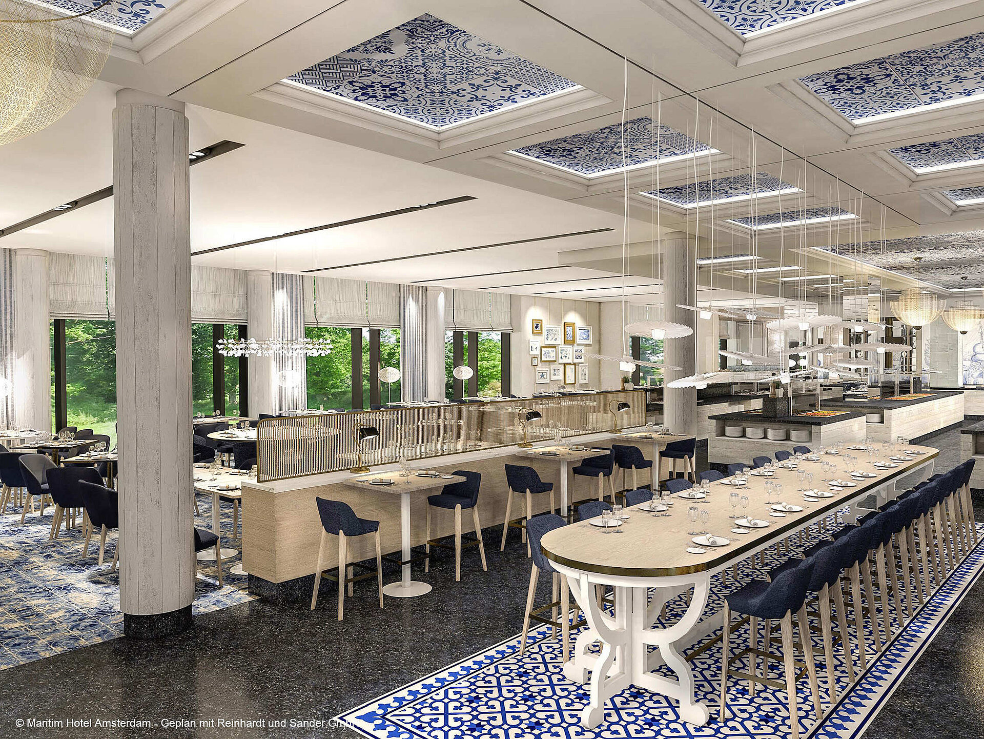 Loef Restaurant © Maritim Hotel Amsterdam - Geplan mit Reinhardt und Sander GmbH