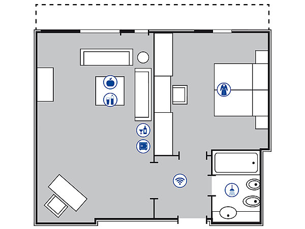 Zimmergrundriss | Maritim 