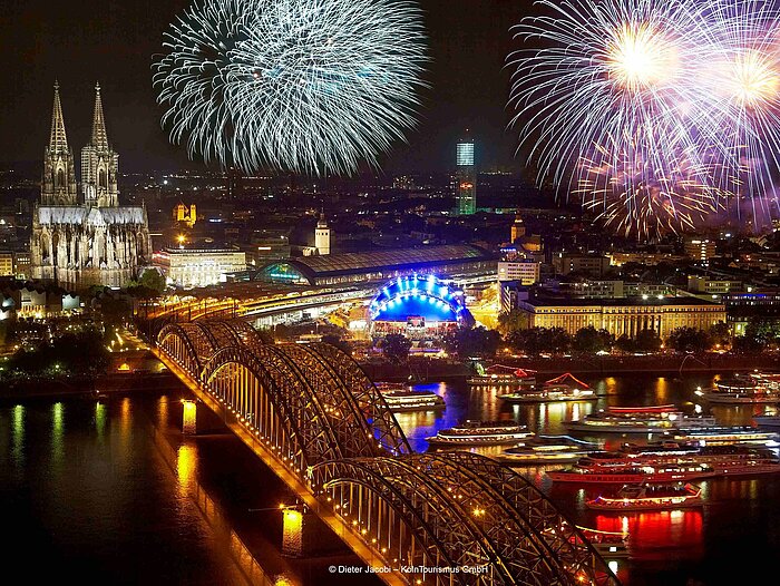 Festival of lights in Cologne