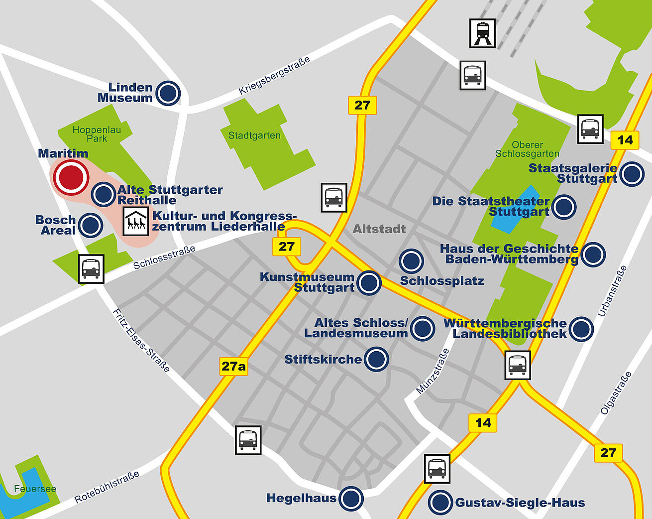 Via d'accesso Maritim Hotel Stuttgart