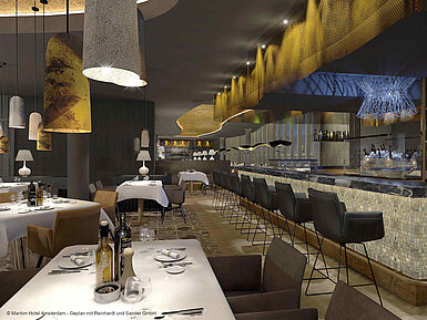 Noord Restaurant © Maritim Hotel Amsterdam - Geplan mit Reinhardt und Sander GmbH
