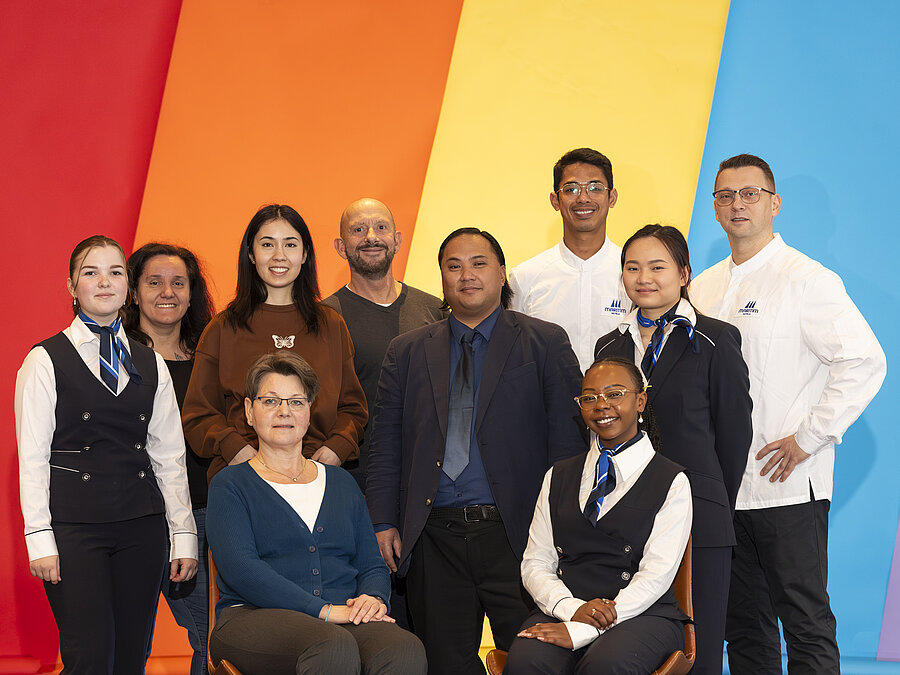 Careers at Maritim Hotels Maritim Hotels employees standing together representing diversity, team spirit and career opportunities